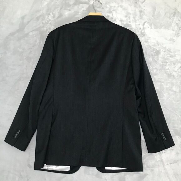 Nordstrom Signature Traditional Fit Mens Blazer Mens 42R Charcoal Gray NEW Wool - Picture 3 of 8